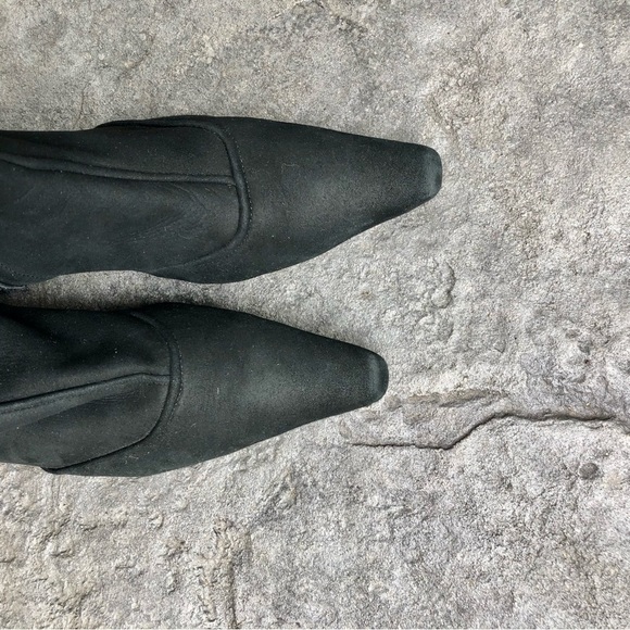 MARC CAIN ANKLE BOOT black leather suede size 38 made in Italy - Picture 9 of 14